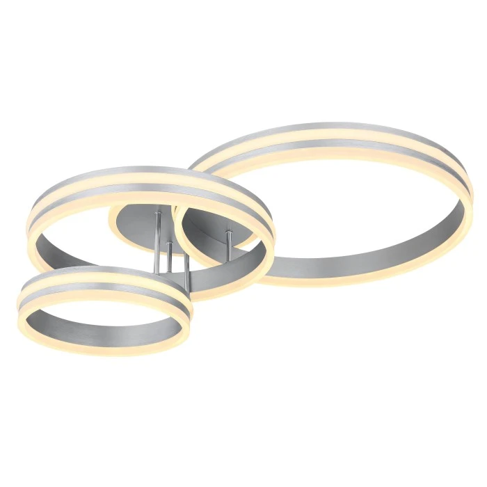 Globo RUBIO Deckenleuchte LED Grau, 1-flammig, Fernbedienung 5 Globo RUBIO Deckenleuchte LED Grau, 1-flammig, Fernbedienung – Bild 5