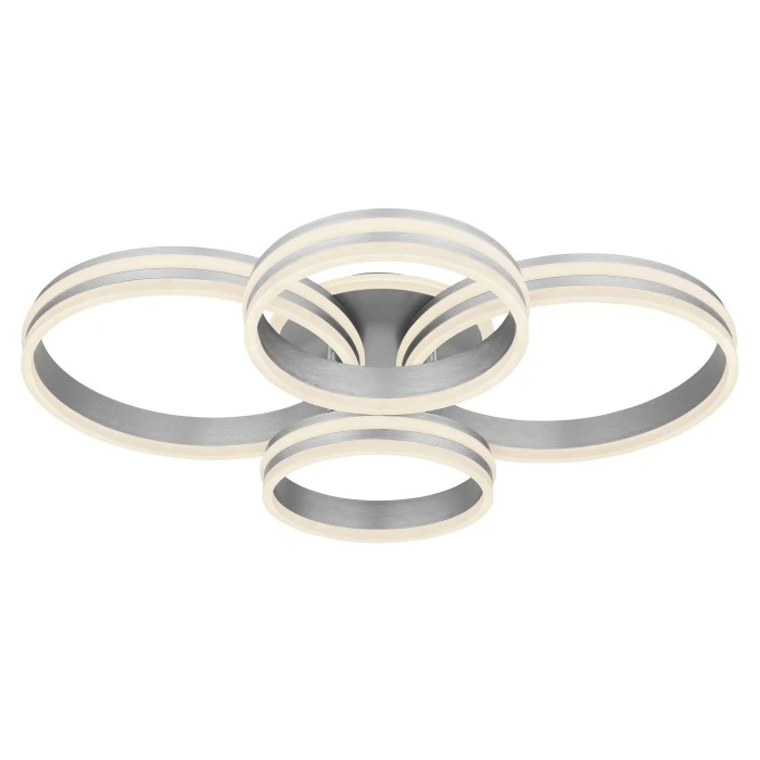 Globo RUBIO Deckenleuchte LED Grau, 1-flammig, Fernbedienung 1 Globo RUBIO Deckenleuchte LED Grau, 1-flammig, Fernbedienung