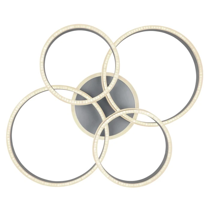 Globo RUBIO Deckenleuchte LED Grau, 1-flammig, Fernbedienung 3 Globo RUBIO Deckenleuchte LED Grau, 1-flammig, Fernbedienung – Bild 3