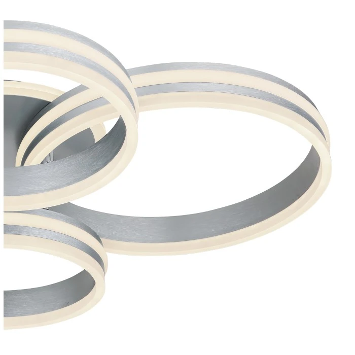 Globo RUBIO Deckenleuchte LED Grau, 1-flammig, Fernbedienung 4 Globo RUBIO Deckenleuchte LED Grau, 1-flammig, Fernbedienung – Bild 4