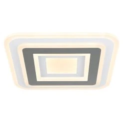 Globo SABATINO Deckenleuchte LED Weiß, 1-flammig, Fernbedienung -LED Leuchten Verkäufe 2022 globo sabatino deckenleuchte 48011 36q 3