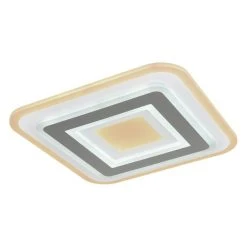 Globo SABATINO Deckenleuchte LED Weiß, 1-flammig, Fernbedienung -LED Leuchten Verkäufe 2022 globo sabatino deckenleuchte 48011 36q 8