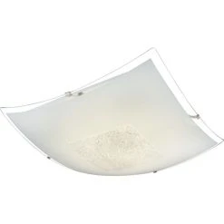 Globo SABBIA I Deckenleuchte LED Wei&szlig;, Chrom, 1-flammig -LED Leuchten Verkäufe 2022 globo sabbia i deckenleuchte 49359 18 2