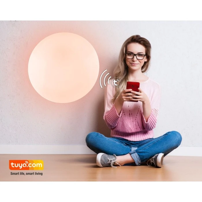 Globo SAJAMA Deckenleuchte LED Weiß, 1-flammig, Fernbedienung 2 Globo SAJAMA Deckenleuchte LED Weiß, 1-flammig, Fernbedienung – Bild 2