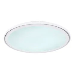 Globo SAMU Deckenpanel LED Weiß, 1-flammig, Fernbedienung, Farbwechsler -LED Leuchten Verkäufe 2022 globo samu deckenpanel 48122d2 5