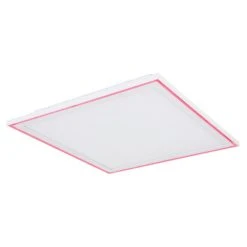 Globo SAMU Deckenpanel LED Weiß, 1-flammig, Fernbedienung, Farbwechsler -LED Leuchten Verkäufe 2022 globo samu deckenpanel 48123d2 8