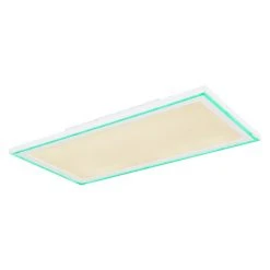 Globo SAMU Deckenpanel LED Weiß, 1-flammig, Fernbedienung, Farbwechsler -LED Leuchten Verkäufe 2022 globo samu deckenpanel 48123d4 11