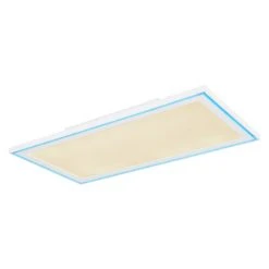 Globo SAMU Deckenpanel LED Weiß, 1-flammig, Fernbedienung, Farbwechsler -LED Leuchten Verkäufe 2022 globo samu deckenpanel 48123d4 12