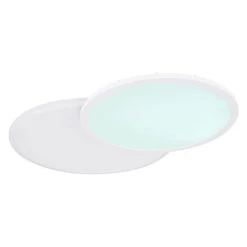 Globo SAMU Deckenpanel LED Weiß, 1-flammig, Fernbedienung, Farbwechsler -LED Leuchten Verkäufe 2022 globo samu deckenpanel 48124d2 6