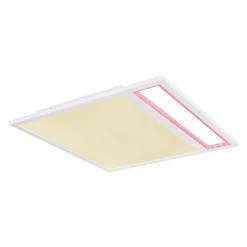 Globo SAMU Deckenpanel LED Weiß, 1-flammig, Fernbedienung, Farbwechsler -LED Leuchten Verkäufe 2022 globo samu deckenpanel 48125d2 10