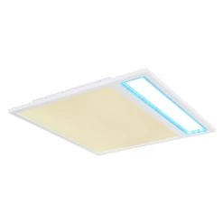 Globo SAMU Deckenpanel LED Weiß, 1-flammig, Fernbedienung, Farbwechsler -LED Leuchten Verkäufe 2022 globo samu deckenpanel 48125d2 11