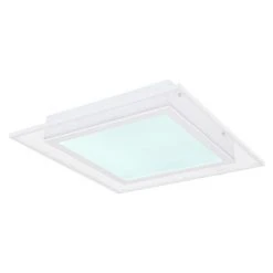 Globo SAMU Deckenpanel LED Weiß, 1-flammig, Fernbedienung, Farbwechsler -LED Leuchten Verkäufe 2022 globo samu deckenpanel 48127d1 8