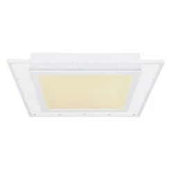 Globo SAMU Deckenpanel LED Weiß, 1-flammig, Fernbedienung, Farbwechsler -LED Leuchten Verkäufe 2022 globo samu deckenpanel 48127d2 3