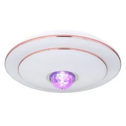 Globo SANTINA Deckenleuchte LED Weiß, 1-flammig, Fernbedienung -LED Leuchten Verkäufe 2022 globo santina deckenleuchte 41364 40 10