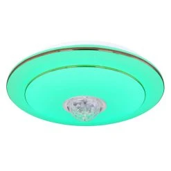 Globo SANTINA Deckenleuchte LED Weiß, 1-flammig, Fernbedienung -LED Leuchten Verkäufe 2022 globo santina deckenleuchte 41364 40 12