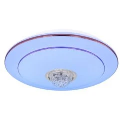 Globo SANTINA Deckenleuchte LED Weiß, 1-flammig, Fernbedienung -LED Leuchten Verkäufe 2022 globo santina deckenleuchte 41364 40 13