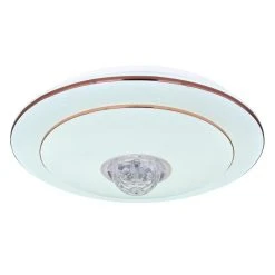 Globo SANTINA Deckenleuchte LED Weiß, 1-flammig, Fernbedienung -LED Leuchten Verkäufe 2022 globo santina deckenleuchte 41364 40 6