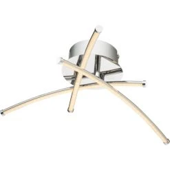 Globo Shanghai Deckenleuchte LED Chrom, 1-flammig