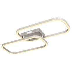 Globo SILLA Deckenleuchte LED Nickel-Matt, 1-flammig