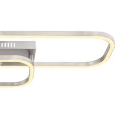 Globo SILLA Deckenleuchte LED Nickel-Matt, 1-flammig -LED Leuchten Verkäufe 2022 globo silla deckenleuchte 67262d 4