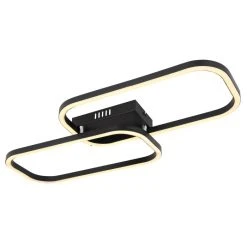 Globo SILLA Deckenleuchte LED Schwarz, 1-flammig