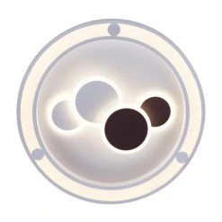 Globo SOLA Deckenleuchte LED Weiß, 1-flammig, Fernbedienung -LED Leuchten Verkäufe 2022 globo sola deckenleuchte 48405 50 3