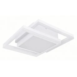 Globo SQUARES Deckenleuchte LED Wei&szlig;, 1-flammig -LED Leuchten Verkäufe 2022 globo squares deckenleuchte 67225 24fsh 2