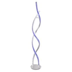 Globo STANIOS Stehleuchte LED Chrom, 1-flammig, Fernbedienung, Farbwechsler 22 Globo STANIOS Stehleuchte LED Chrom, 1-flammig, Fernbedienung, Farbwechsler -LED Leuchten Verkäufe 2022 globo stanios stehleuchte 67109 24s 7