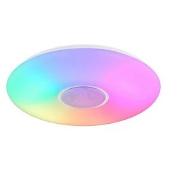 Globo SULLY Deckenleuchte LED Weiß, 1-flammig, Fernbedienung, Farbwechsler -LED Leuchten Verkäufe 2022 globo sully deckenleuchte 41367 40ds 13