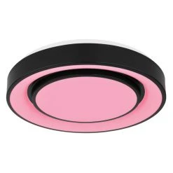 Globo SULLY Deckenleuchte LED Schwarz, 1-flammig, Fernbedienung, Farbwechsler -LED Leuchten Verkäufe 2022 globo sully deckenleuchte 41368 24 8