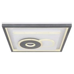 Globo SUNDI Deckenleuchte LED Schwarz, Weiß, 1-flammig, Fernbedienung -LED Leuchten Verkäufe 2022 globo sundi deckenleuchte 48453 52 2