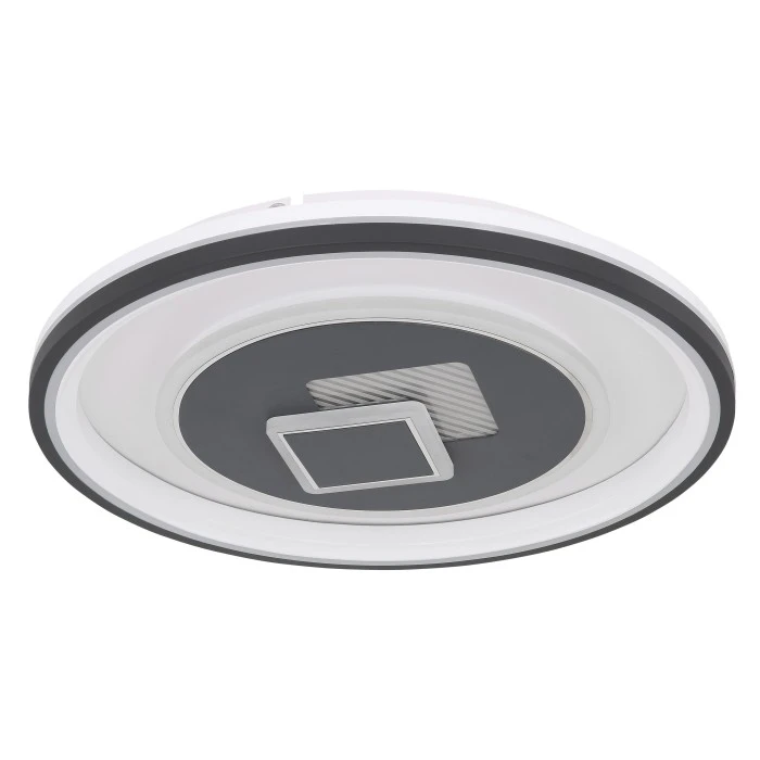 Globo SUNDI Deckenleuchte LED Schwarz, Weiß, 1-flammig, Fernbedienung 2 Globo SUNDI Deckenleuchte LED Schwarz, Weiß, 1-flammig, Fernbedienung – Bild 2