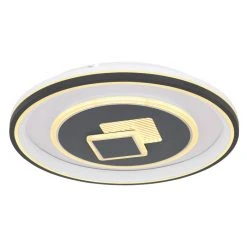 Globo SUNDI Deckenleuchte LED Schwarz, Weiß, 1-flammig, Fernbedienung 12 Globo SUNDI Deckenleuchte LED Schwarz, Weiß, 1-flammig, Fernbedienung -LED Leuchten Verkäufe 2022 globo sundi deckenleuchte 48454 46 4