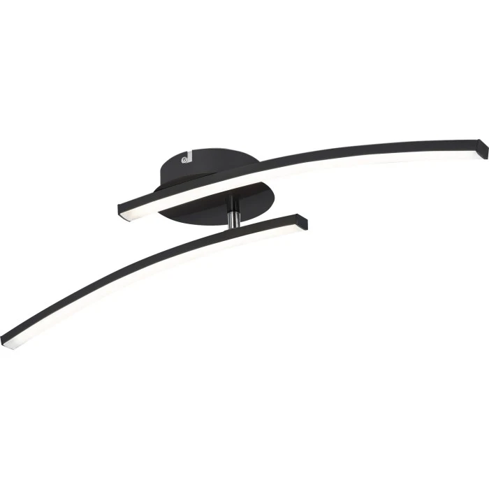 Globo TANSY Deckenleuchte LED Schwarz, 1-flammig 1 Globo TANSY Deckenleuchte LED Schwarz, 1-flammig