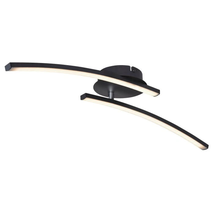 Globo TANSY Deckenleuchte LED Schwarz, 1-flammig 2 Globo TANSY Deckenleuchte LED Schwarz, 1-flammig – Bild 2