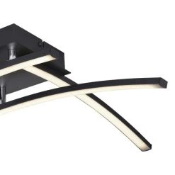 Globo TANSY I Deckenleuchte LED Schwarz, 1-flammig -LED Leuchten Verkäufe 2022 globo tansy i deckenleuchte 67129 24 5