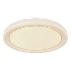 Globo TEBBY Deckenleuchte LED Weiß, 1-flammig, Fernbedienung