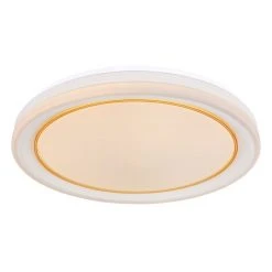 Globo TEBBY Deckenleuchte LED Weiß, 1-flammig, Fernbedienung -LED Leuchten Verkäufe 2022 globo tebby deckenleuchte 48274 40 6