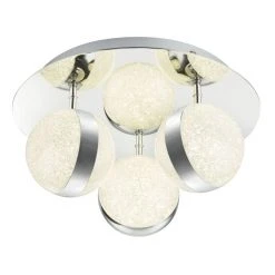 Globo TOBIAS Deckenleuchte LED Chrom, 3-flammig