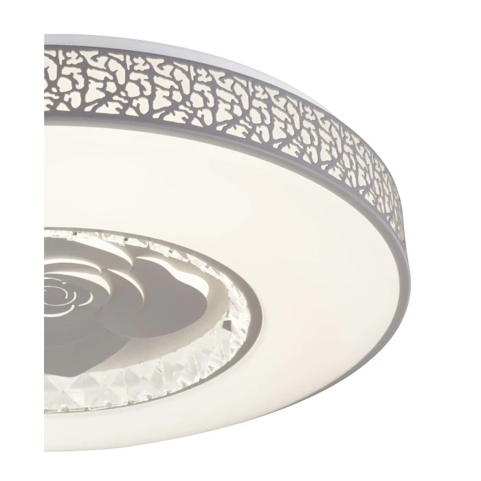 Globo TONARA Deckenleuchte LED Weiß, 1-flammig, Fernbedienung 4 Globo TONARA Deckenleuchte LED Weiß, 1-flammig, Fernbedienung – Bild 4