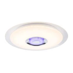 GLOBO TUNE Deckenleuchte LED Wei&szlig;, 2-flammig, Fernbedienung, Farbwechsler -LED Leuchten Verkäufe 2022 globo tune deckenleuchte 41341 24 18