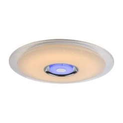 Globo TUNE Deckenleuchte LED Weiß, 2-flammig, Fernbedienung, Farbwechsler -LED Leuchten Verkäufe 2022 globo tune deckenleuchte 41341 36 18