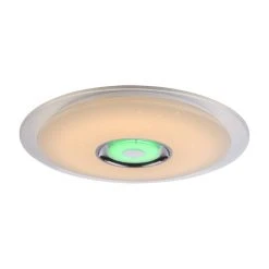 Globo TUNE Deckenleuchte LED Weiß, 2-flammig, Fernbedienung, Farbwechsler -LED Leuchten Verkäufe 2022 globo tune deckenleuchte 41341 36 19