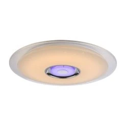 Globo TUNE Deckenleuchte LED Weiß, 2-flammig, Fernbedienung, Farbwechsler -LED Leuchten Verkäufe 2022 globo tune deckenleuchte 41341 36 20