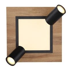 Globo ULLA Deckenleuchte Schwarz, Holzoptik, 3-flammig -LED Leuchten Verkäufe 2022 globo ulla deckenleuchte 67306d 4