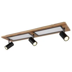 Globo ULLA Deckenleuchte Schwarz, Holzoptik, 4-flammig -LED Leuchten Verkäufe 2022 globo ulla deckenleuchte 67306d1 6