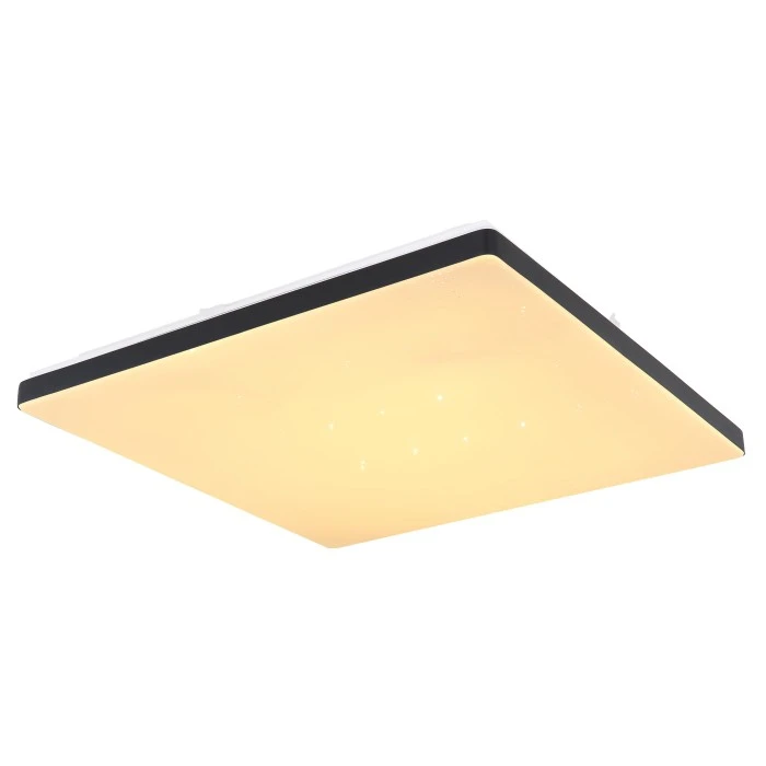 Globo ULLY Deckenpanel LED Schwarz, Weiß, 1-flammig, Fernbedienung, Farbwechsler 6 Globo ULLY Deckenpanel LED Schwarz, Weiß, 1-flammig, Fernbedienung, Farbwechsler – Bild 6