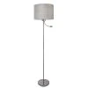 Globo UMBRELLA Stehleuchte LED Nickel-Matt, 2-flammig