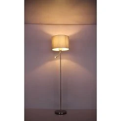 Globo UMBRELLA Stehleuchte LED Nickel-Matt, 2-flammig -LED Leuchten Verkäufe 2022 globo umbrella stehleuchte 15185 2s 7