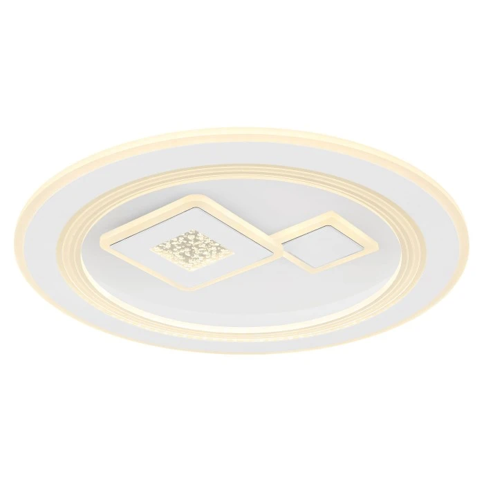 Globo VALERIA Deckenleuchte LED Chrom, Weiß, 1-flammig, Fernbedienung 2 Globo VALERIA Deckenleuchte LED Chrom, Weiß, 1-flammig, Fernbedienung – Bild 2